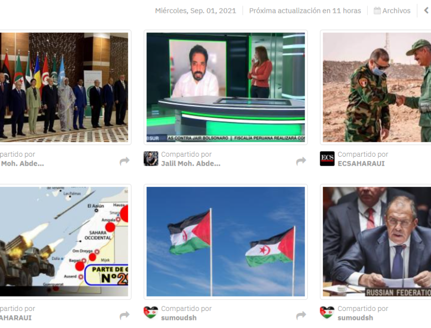 La #ActualidadSaharaui: 1 de septiembre de 2021 ?? ?? ??