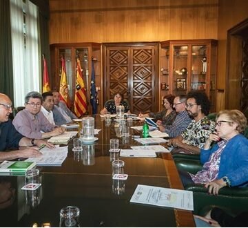 Reunión de la Comisión Informativa sobre el Sahara Occidental (CISO) del Ayuntamiento de Zaragoza – Um Draiga