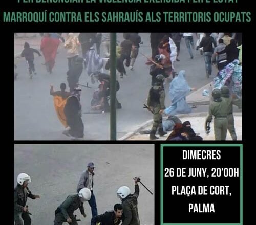 concentracio_26_de_juny-min CONCENTRACIÓ DENÚNCIA VIOLÈNCIA ALS TERRITORIS OCUPATS 26 de JUNY 20H CORT – CEAS-Sahara
