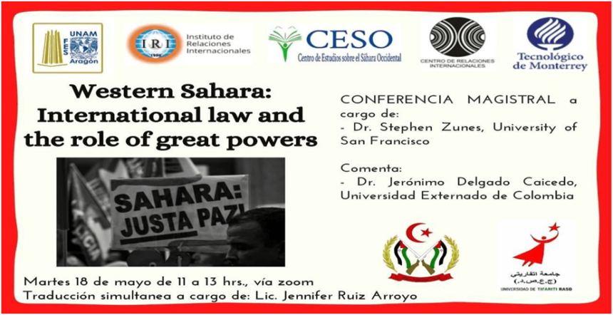 Celebran Conferencia Magistral sobre Sahara Occidental en México | Sahara Press Service