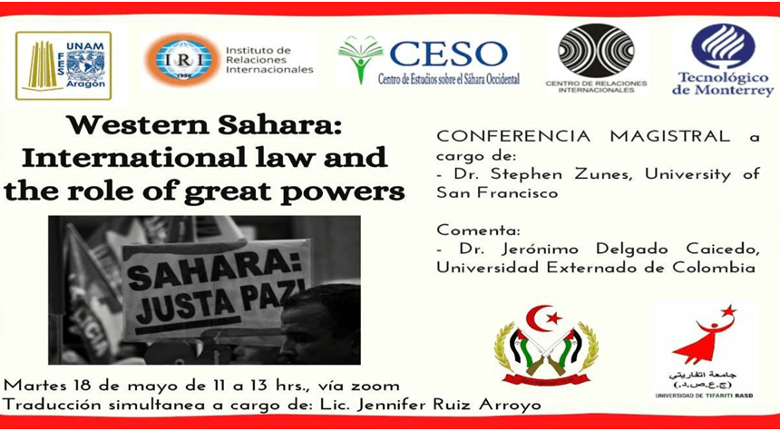 conferencia_magistral Celebran Conferencia Magistral sobre Sahara Occidental en México | Sahara Press Service