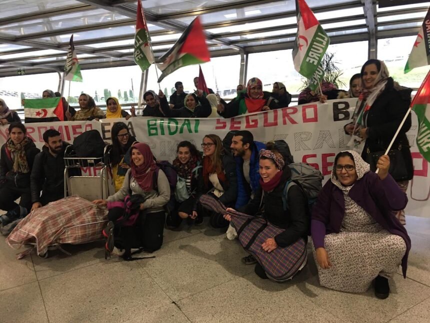 Los cooperantes españoles de retorno a sus hogares tras su visita a los Campamentos de la Dignidad | Sahara Press Service