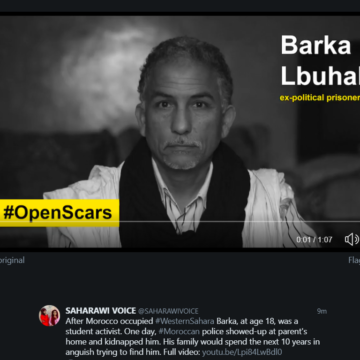 BARKA LBUALI ex-political prisoner | #OpenScars #HeridasAbiertas, desapariciones forzadas en el Sahara Occidental