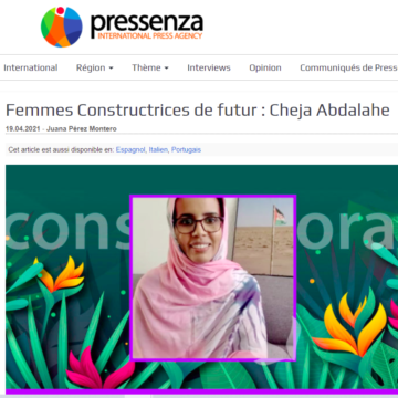 Entrevista a Cheja Abdalahe, parte de la serie «Mujeres constructoras del futuro» – Pressenza