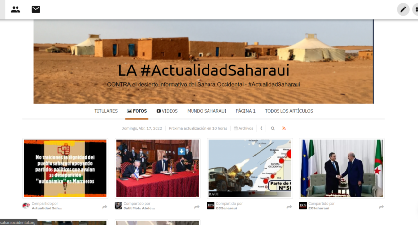 ¡LA ACTUALIDAD SAHARAUI! Las noticias del 17 de abril de 2022