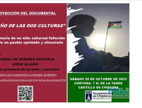 dfgbhn Chipiona da voz a la trágica historia de un niño saharaui