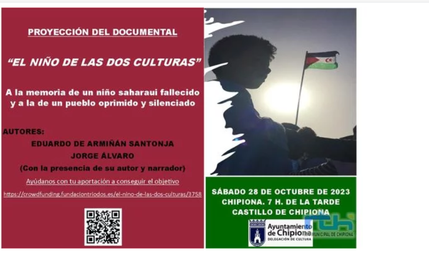 Chipiona da voz a la trágica historia de un niño saharaui