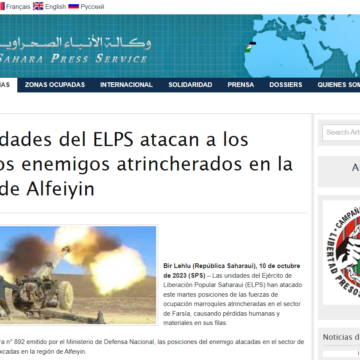 Las unidades del ELPS atacan a los soldados enemigos atrincherados en la región de Alfeiyin | Sahara Press Service