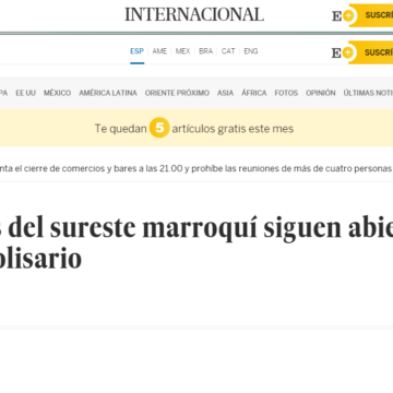 HEMEROTECA EL PAÍS 1980 | Los combatientes Saharauis visitaron 40 años después las montañas del Ouargziz sur de Marruecos y cementerio de un regimiento del ejército Marroquí hace justo 40 años