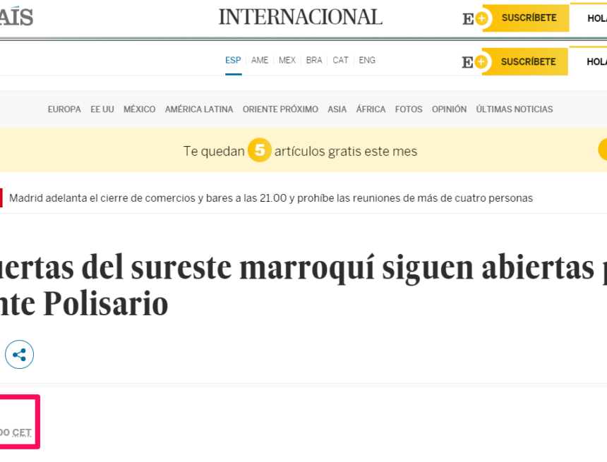 HEMEROTECA EL PAÍS 1980 | Los combatientes Saharauis visitaron 40 años después las montañas del Ouargziz sur de Marruecos y cementerio de un regimiento del ejército Marroquí hace justo 40 años