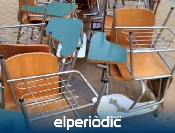 La UNED de Elche dona material mobiliario para habilitar una escuela en los campamentos saharauis