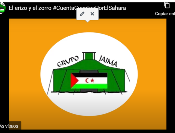 GrupoJaima: El erizo y el zorro #CuentaCuentosPorElSahara