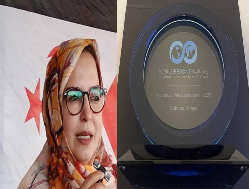 World Beyond War concede Premio Internacional a Sultana Jay-ya | Sahara Press Service