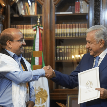 Presidente de México, Andrés Manuel López Obrador, recibe Cartas Credencial del Embajador de la República Árabe Saharaui Democrática | Sahara Press Service