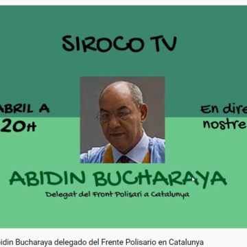 Conversación con Abidin Bucharaya delegado del Frente Polisario en Catalunya | Siroco TV – Sàhara Dempeus