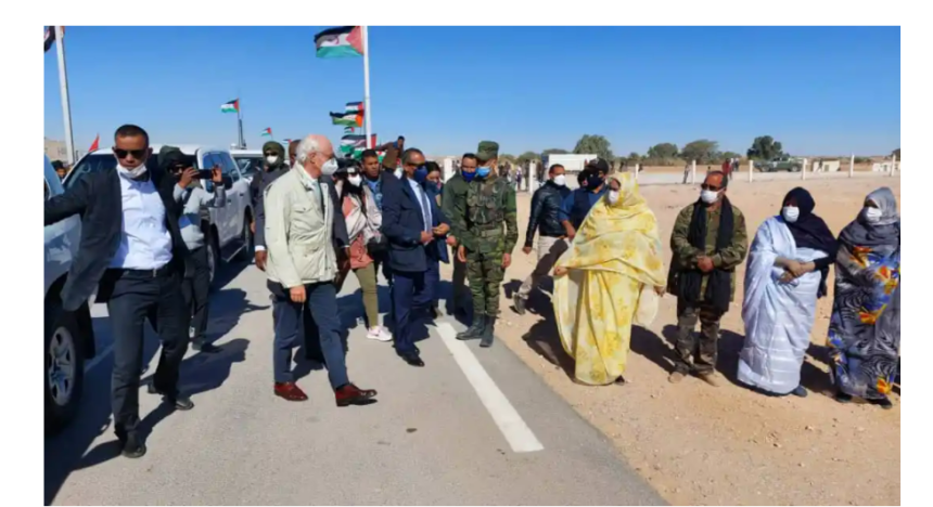 El enviado de ONU para el Sáhara Occidental y su delegación llegan a los campamentos de refugiados saharauis
