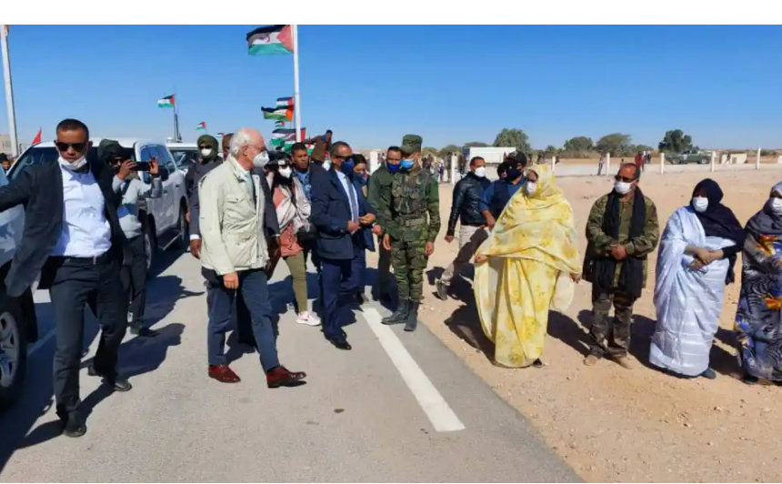 ertyhgt El enviado de ONU para el Sáhara Occidental y su delegación llegan a los campamentos de refugiados saharauis