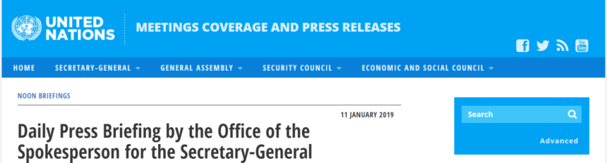Daily Press Briefing by the Office of the Spokesperson for the Secretary-General | Meetings Coverage and Press Releases