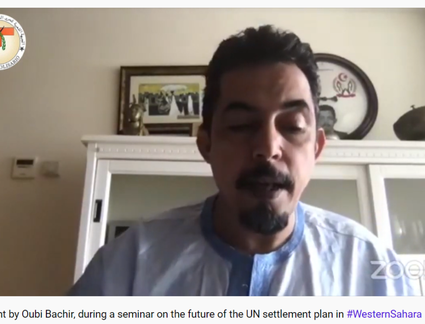 ertytreft Oubi Bachir, F. Bastagli, N. Fagge: Intervenciones durante seminario sobre el plan de solución de la ONU en #WesternSahara