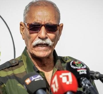 Conferencia de prensa del presidente de la República Saharaui Brahim Ghali, ante los medios internacionales que se han trasladado a los campamentos de refugiados y zonas liberadas del Sahara Occidental