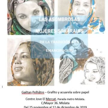 “Las asombrosas mujeres saharauis” Exposición de Gaëtan Pelhâtre – CEAS-Sahara