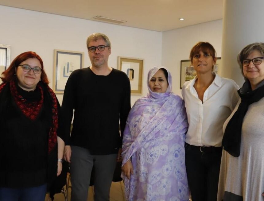 f482b7e9451ba85051b0806970b76737000001 El secretario general de CCOO, Unai Sordo, recibe a la delegada del Frente Polisario en España, Jira Bulahi – CSCCOO