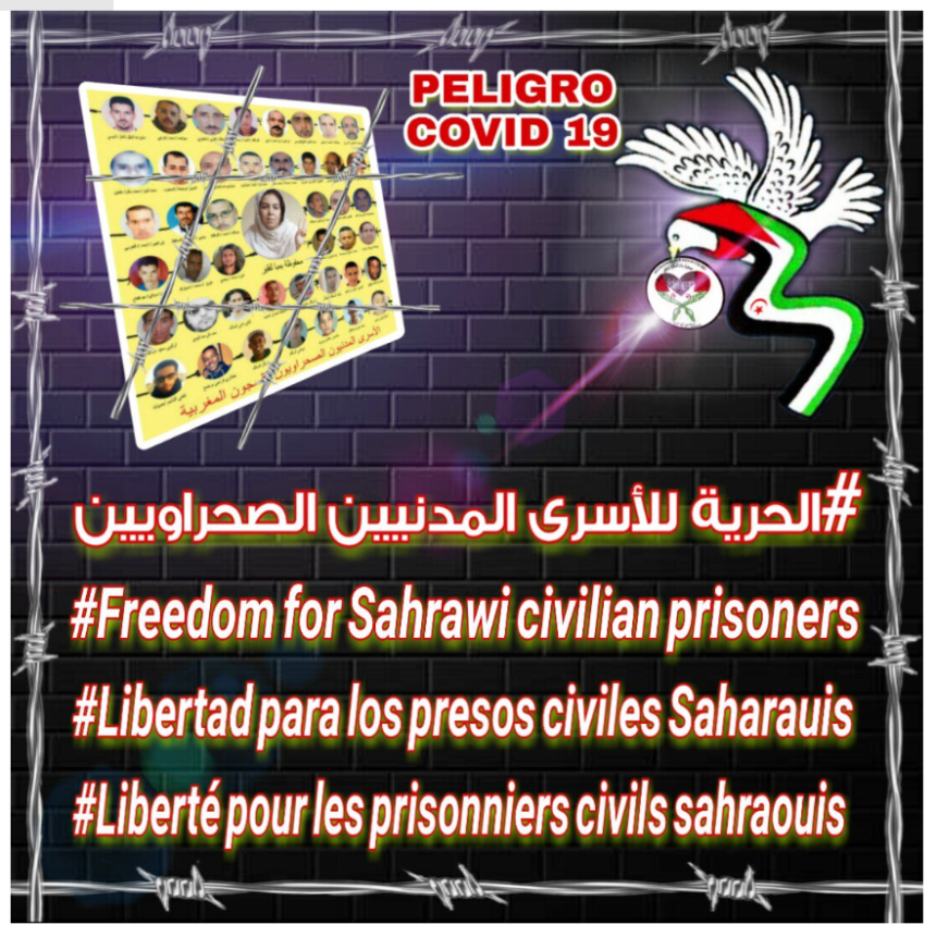 17 de abril: Día Internacional de Presas y Presos Políticos | #LibertadPresosPoliticosSaharauis frente a la injusticia, frente al trato inhumano en las cárceles marroquíes, frente al #COVID19