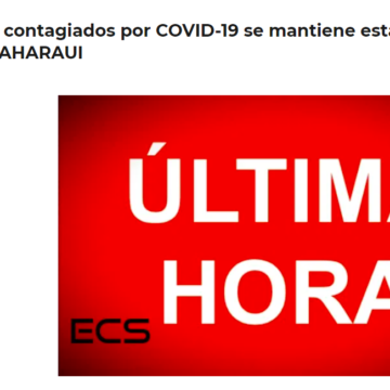 La Actualidad Saharaui: 3 de mayo de 2020 (fin de jornada)??