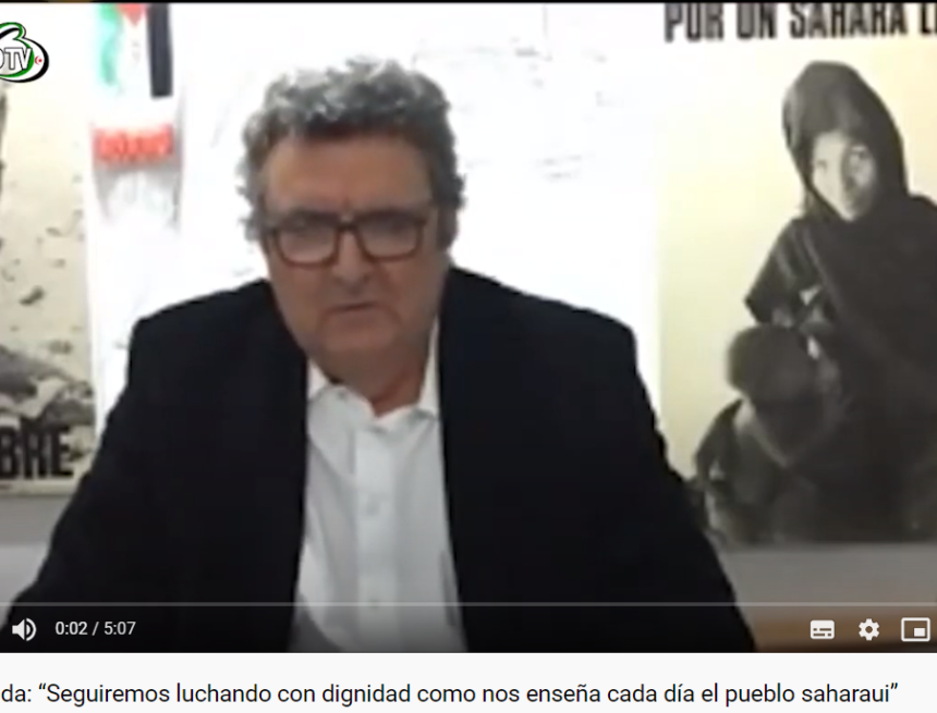 José Taboada: “Seguiremos luchando con dignidad como nos enseña cada día el pueblo saharaui” 