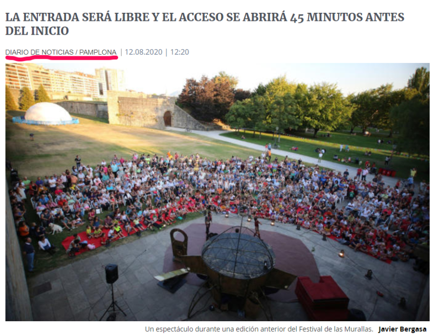 Bucraá Circus en el Festival de las Murallas, este jueves y viernes en la Ciudadela de Pamplona – Diario de Noticias de Navarra