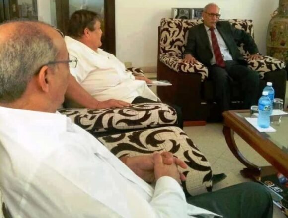 ghallllll El Presidente Saharaui recibe a representantes del Grupo Parlamentario Cubano de Solidaridad con el Pueblo Saharaui. | Sahara Press Service