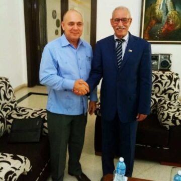 Presidente de la República, Brahim Ghali recibe a Vicepresidente cubano | Sahara Press Service