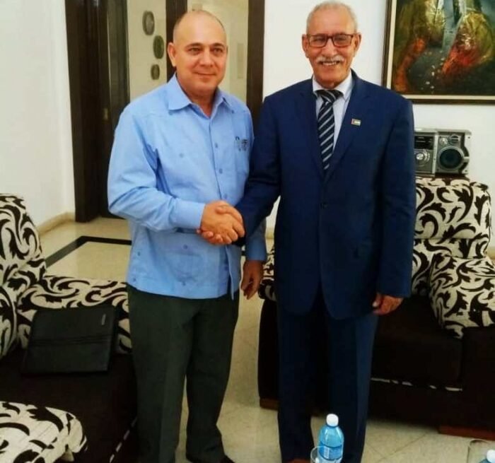 Presidente de la República, Brahim Ghali recibe a Vicepresidente cubano | Sahara Press Service