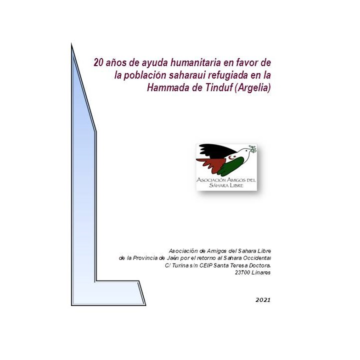 Amigos del Sahara Libre »  PROYECTO DE SENSIBILIZACIÓN EN APOYO A LOS PROYECTOS DE AYUDA HUMANITARIA EN FAVOR DE LA POBLACIÓN SAHARAUI REFUGIADA EN TINDUF (ARGELIA) (V); SUBVENCIONADO POR DIPUTACIÓN PROVINCIAL DE JAÉN, ÁREA DE PRESIDENCIA