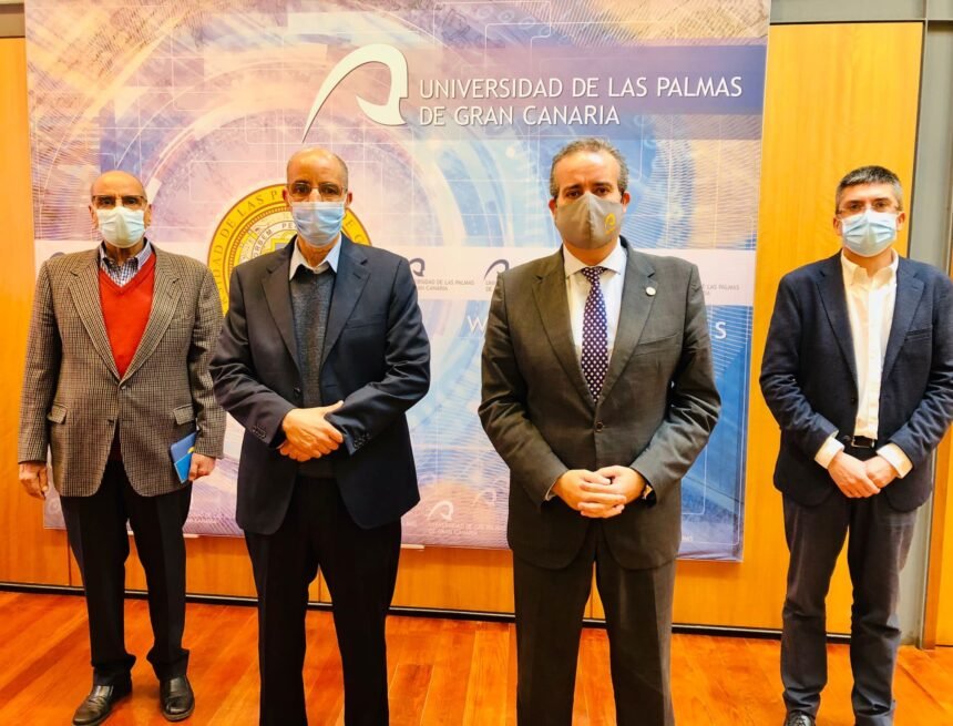 image_8 El rector de la Universidad de Tifariti dialoga con el rector de la Universidad de Las Palmas áreas de cooperación mutua. – Algaragarat ES