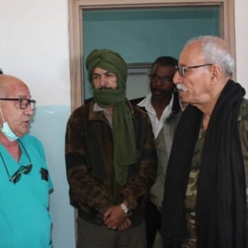 El Presidente saharaui visita el hospital general de Chahid Alhafed