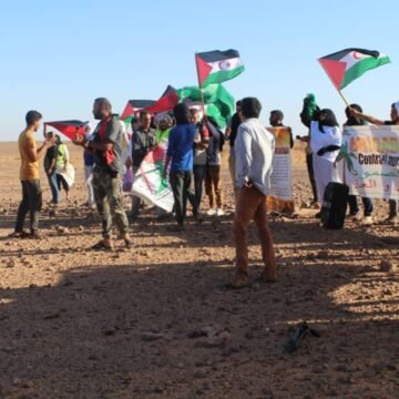 Los jóvenes saharauis dicen basta al muro marroquí de la humillación y la vergüenza | Sahara Press Service