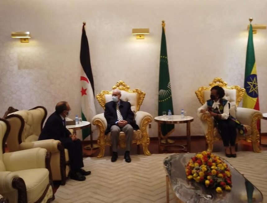 El presidente saharaui llega a la capital etíope para tomar parte en la XXXV Cumbre de Jefes de Estado y Gobiernos de la UA | Sahara Press Service