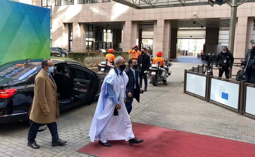 Ghali llega a la sede de la UE a la cabeza de la delegación saharaui para la 6ª Cumbre UA-UE (con vídeo) | Sahara Press Service