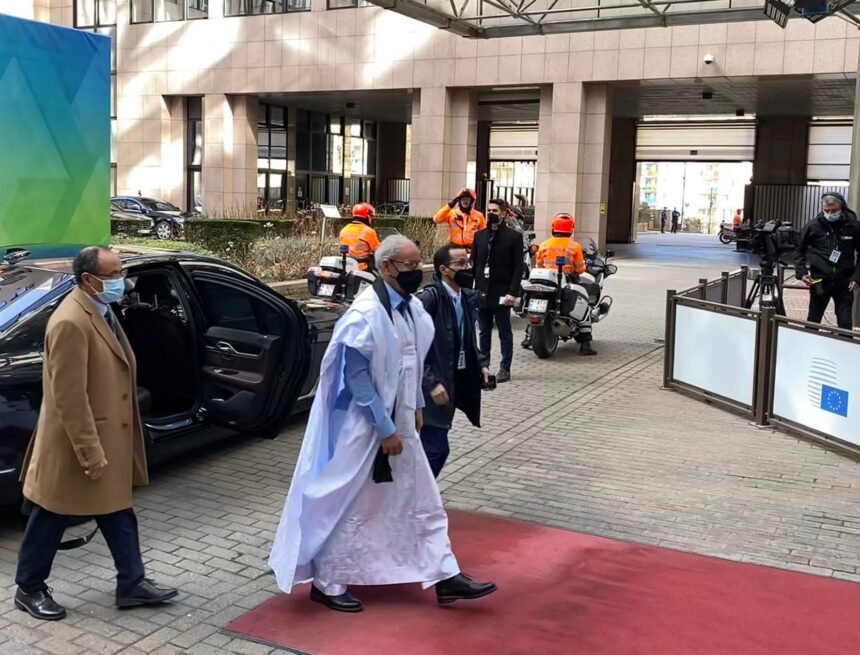 Ghali llega a la sede de la UE a la cabeza de la delegación saharaui para la 6ª Cumbre UA-UE (con vídeo) | Sahara Press Service