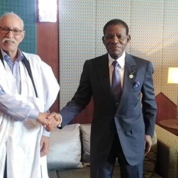 El Jefe de Estado es recibido por el presidente de Guinea Ecuatorial | Sahara Press Service