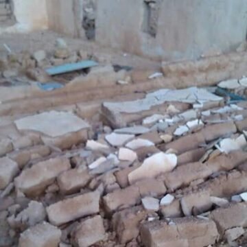 El Confidencial Saharaui: Decenas de casas derrumbadas en los campamentos saharauis tras fuertes lluvias.