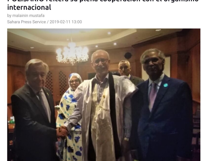 Conversaciones oficiales entre la RASD y la ONU: el POLISARIO reitera su plena cooperación con el organismo internacional | Sahara Press Service