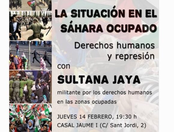 La situació en el Sàhara ocupat (Elx – Febrer 2019