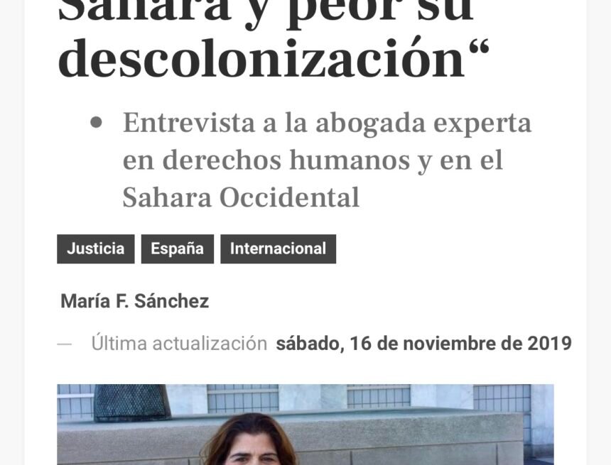 img_0928 Inés Miranda: “Si España hizo mal la colonización del Sahara, hizo peor su descolonización“