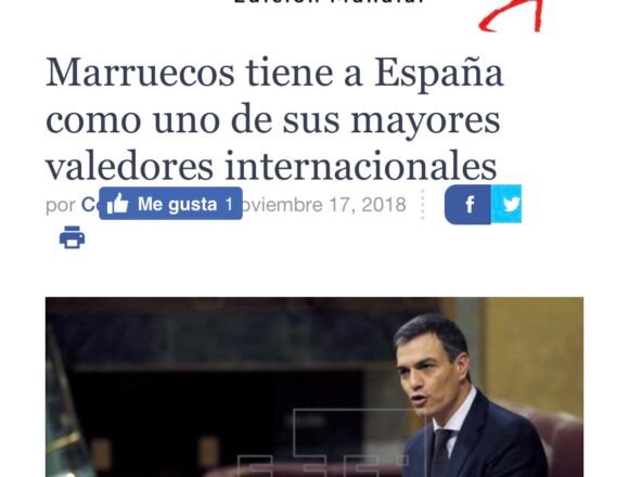 Marruecos tiene a España como uno de sus mayores valedores internacionales