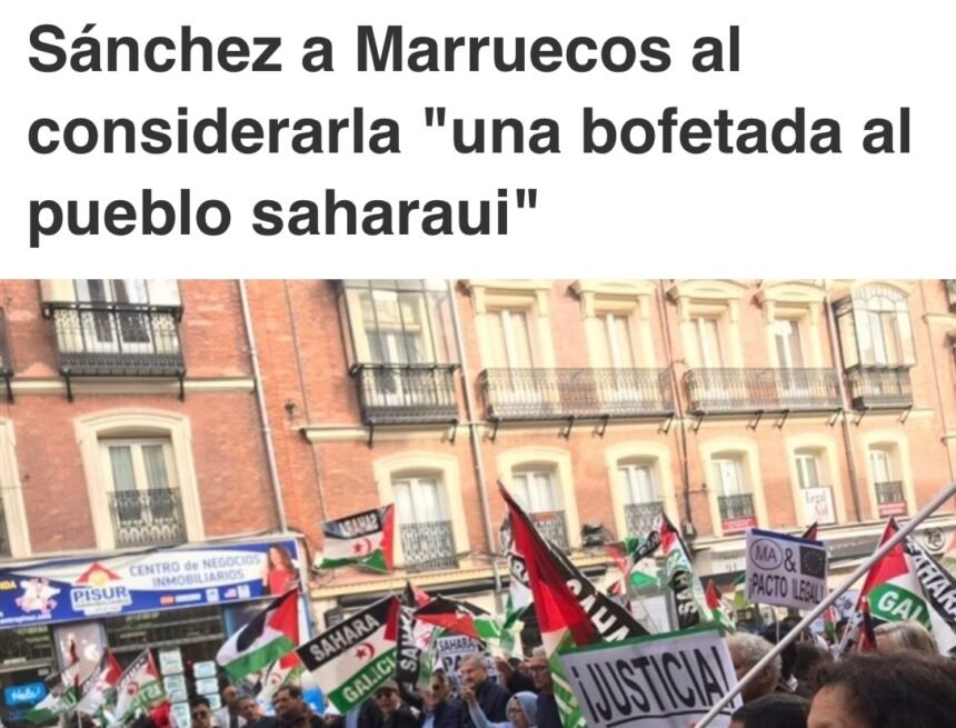Podemos contra la visita de Sánchez a Marruecos
