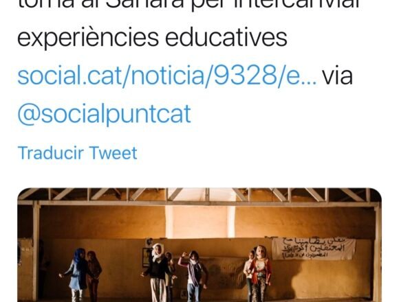 img_2175 El projecte ‘Una finestra al Món’ torna al Sàhara per intercanviar experiències educatives – Social.cat