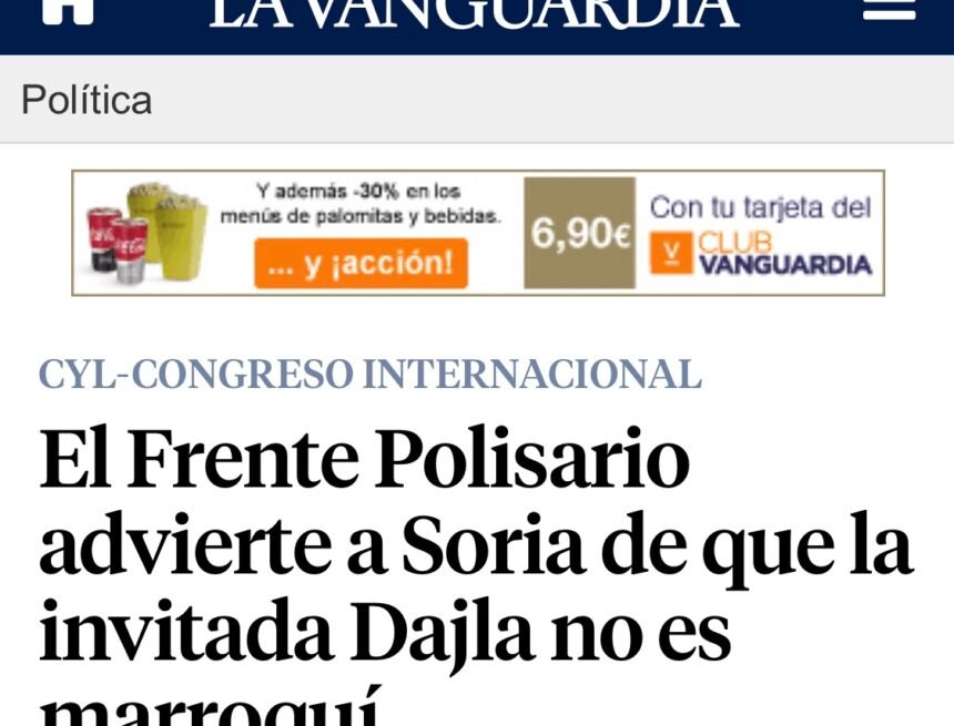 img_2231 El Frente Polisario advierte a Soria de que la invitada Dajla no es marroquí