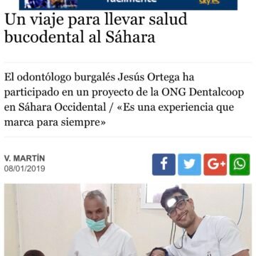 Un viaje para llevar salud bucodental al Sáhara – Burgos – El Correo de Burgos